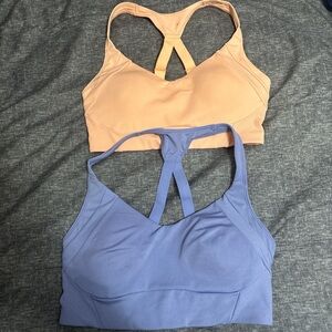 2 Avia Orange and Blue Racerback Sports Bras Intimates !! SOLD !!!
